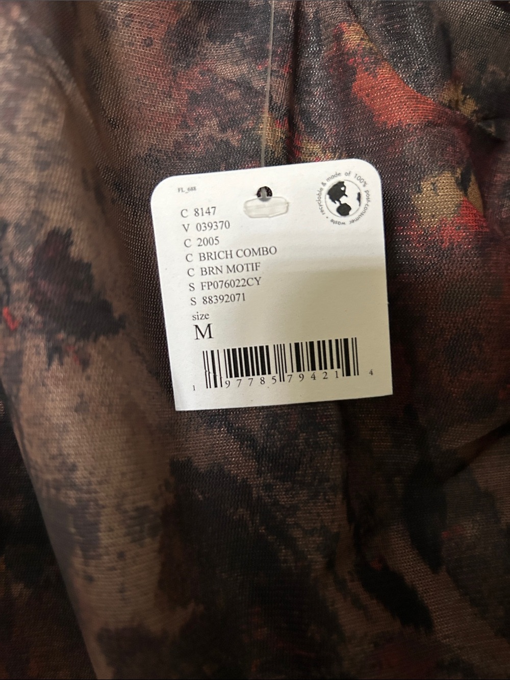 Free People Suddenly Fine Maxi Dress — Brown Floral - Picture 6 of 6